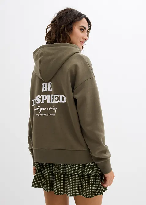 Oversize Hoodie aus weichem Baumwoll-Mix, bonprix