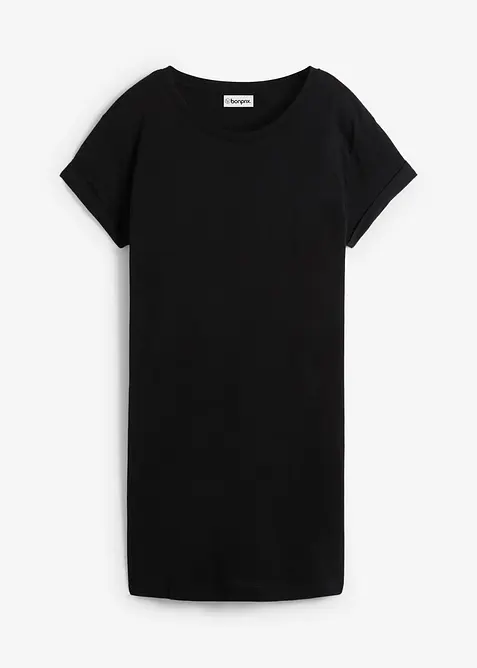 Boxy-Longshirt mit kurzen &Auml;rmeln, bonprix