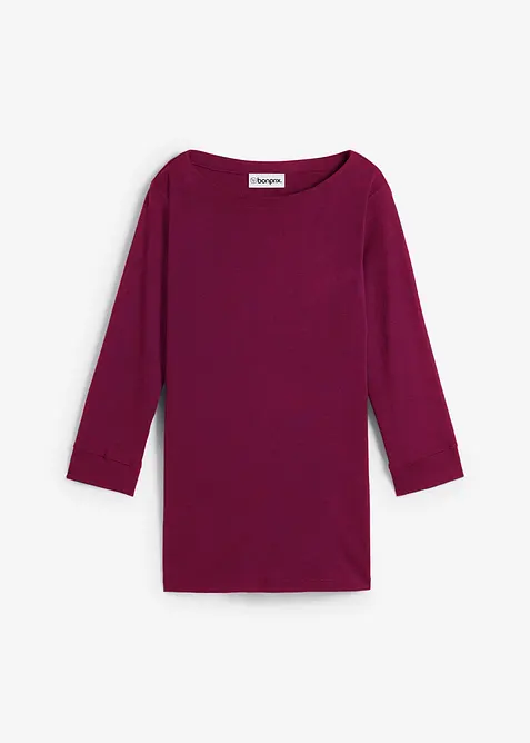 Langarmshirt aus reiner Bio-Baumwolle, bonprix