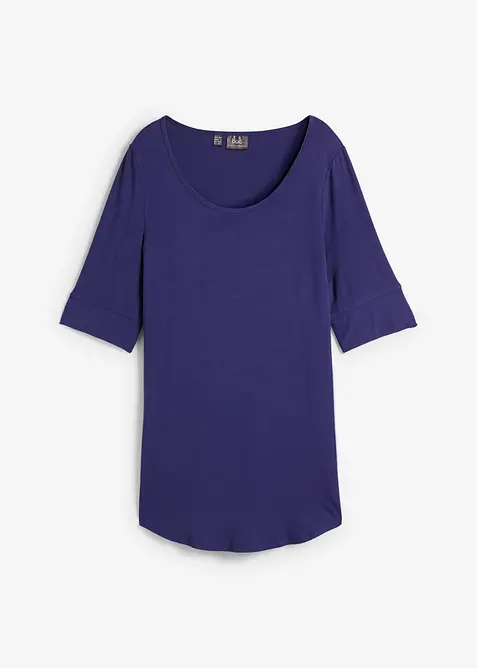 T-shirt long et doux en viscose, bonprix