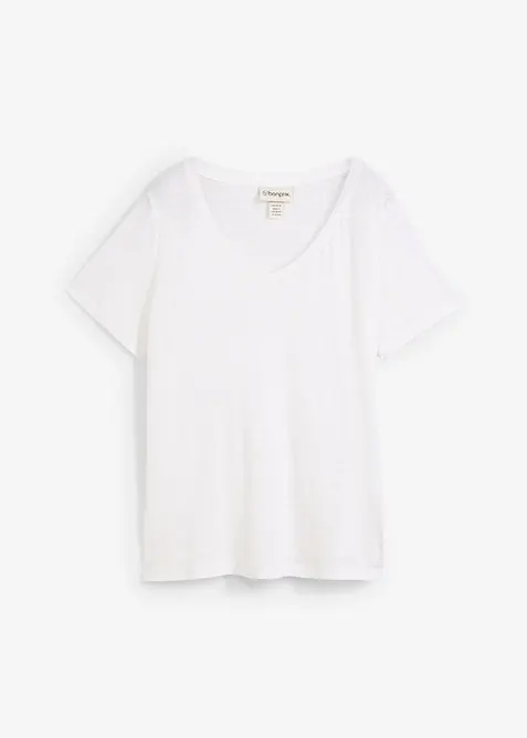 T-Shirt aus reinem Leinen, bonprix