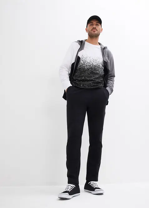 Pantalon de jogging &agrave; jambes droites, int&eacute;rieur gratt&eacute; doux, bonprix