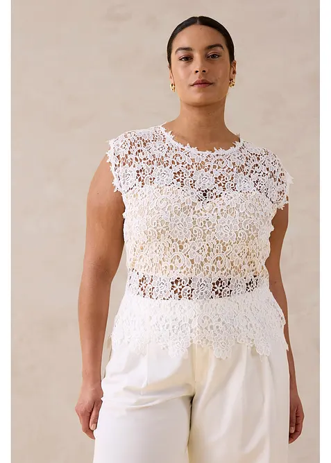 Top aus Spitze, bonprix