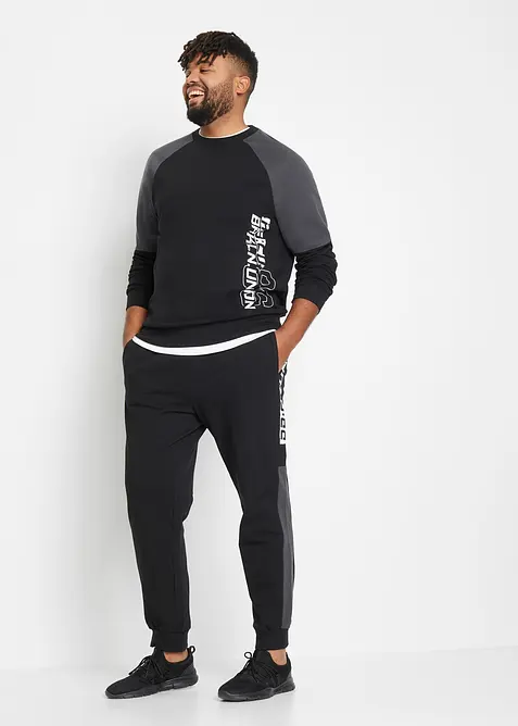 Pantalon de jogging avec polyester recycl&eacute;, bonprix