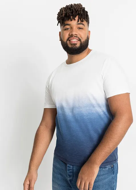 T-Shirt aus reiner Baumwolle, Slim Fit, bonprix