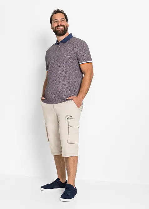 Jersey Poloshirt aus reiner Bio-Baumwolle, Kurzarm, bonprix