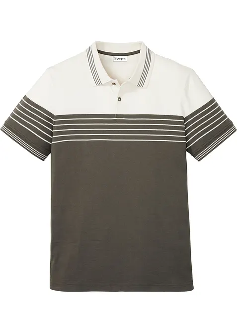 Jersey Poloshirt aus reiner Baumwolle, bonprix
