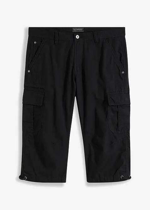 Bermuda long poches cargo regular 100% coton, bonprix