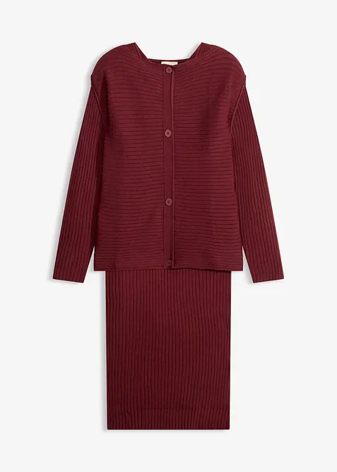 Strickkleid und Pullunder (2-tlg.Set), bonprix