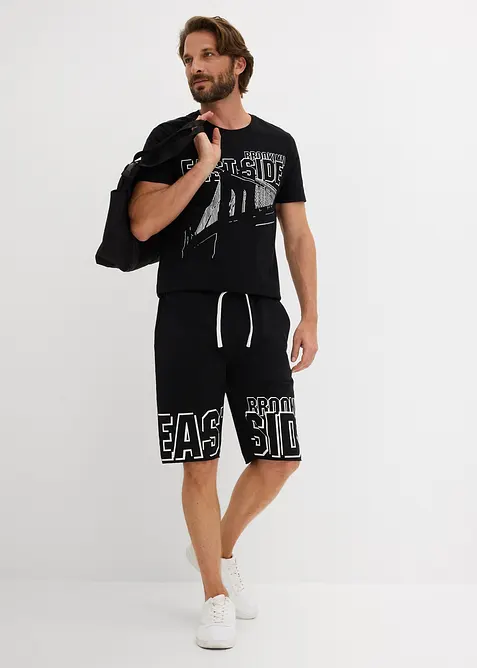 Sweat-Bermuda aus reiner Bio-Baumwolle, bonprix