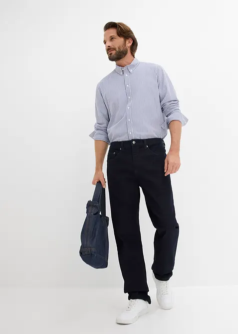 Langarmhemd aus reiner Baumwolle, Regular Fit, bonprix