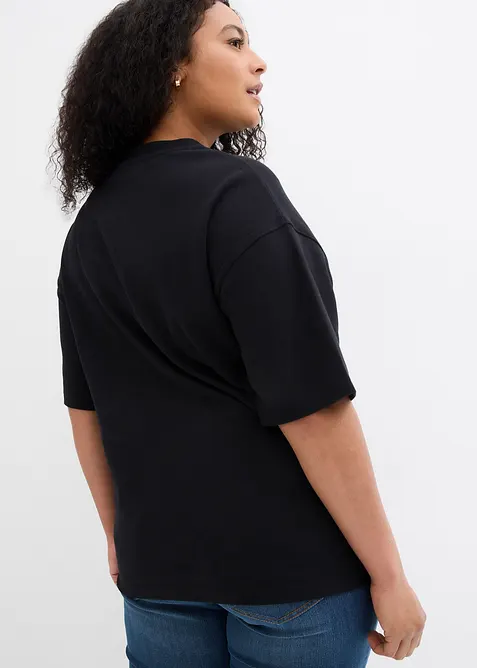 Oversize-Shirt aus reiner schwerer Bio-Baumwolle, bonprix