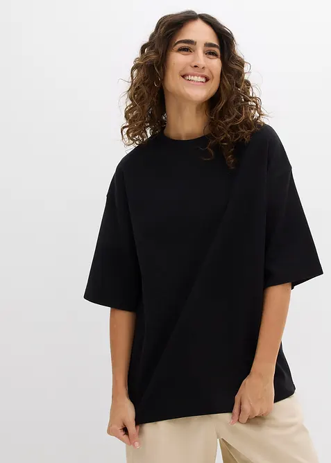 Oversize-Shirt aus reiner schwerer Bio-Baumwolle, bonprix