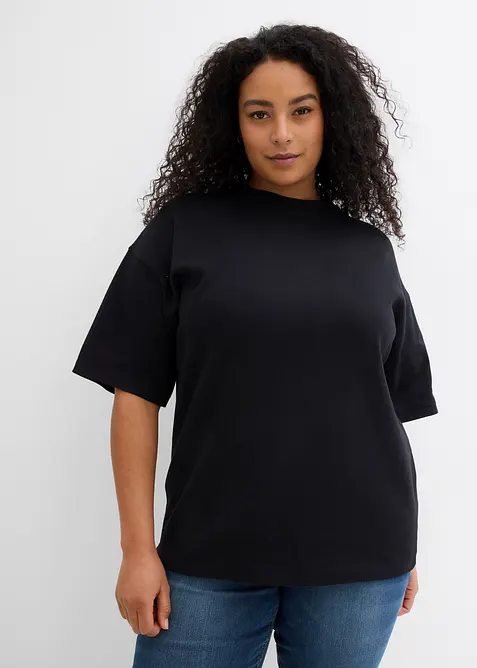 Oversize-Shirt aus reiner schwerer Bio-Baumwolle, bonprix