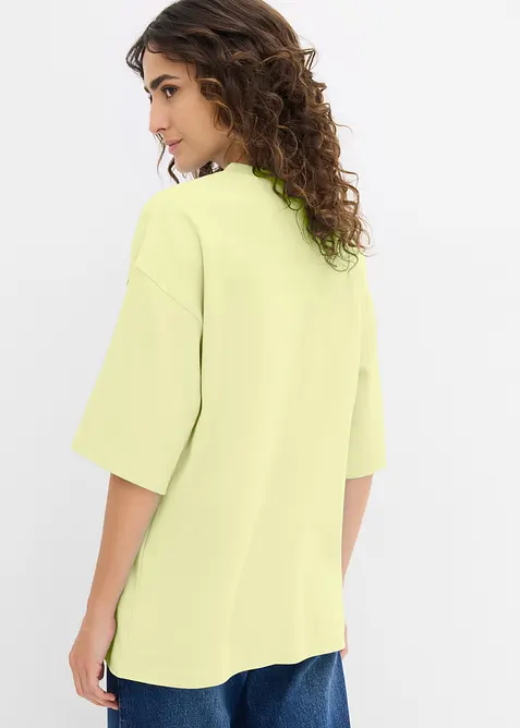 Oversize-Shirt aus reiner schwerer Bio-Baumwolle, bonprix
