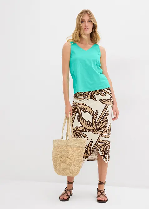 Tanktop  aus reiner Bio-Baumwolle (2er Pack), bonprix