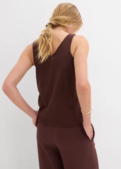 Tanktop  aus reiner Bio-Baumwolle (2er Pack), bonprix