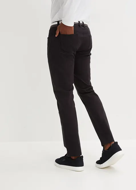 Pantalon extensible regular avec ceinture, droit, bonprix