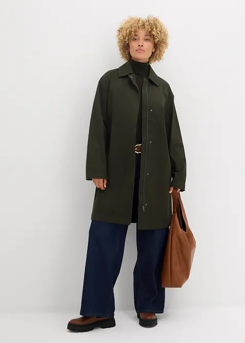 Wasserabweisender Trenchcoat, Oversized, bonprix