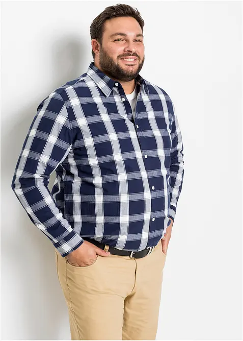 Langarmhemd aus reiner Baumwolle, bonprix