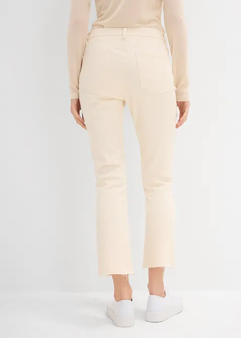 Flared Jeans High Waist, cropped, bonprix