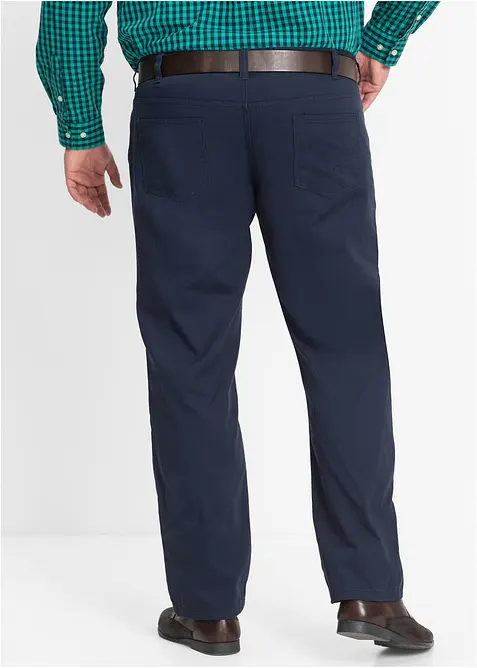 Pantalon regular en twill, droit, 100% coton, bonprix