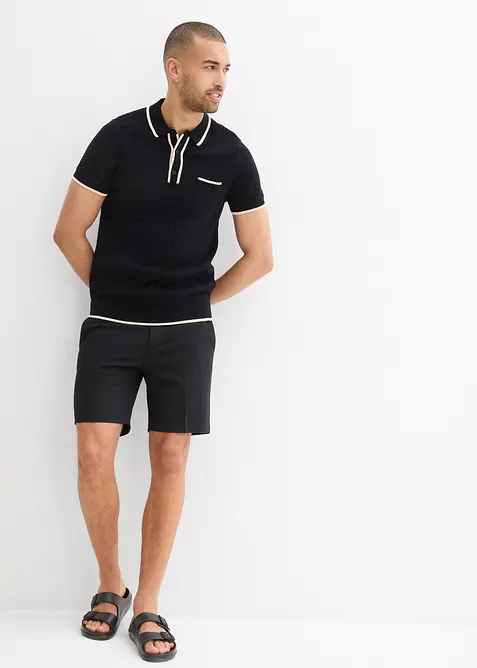 Poloshirt mit Kontrastdetails, bonprix