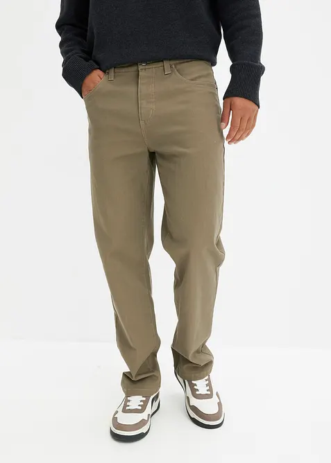 Pantalon droit et extensible, coupe classique, bonprix