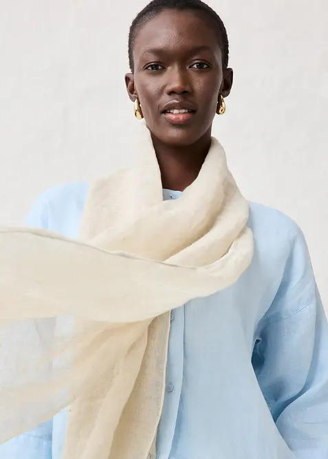Foulard estival en lin, bonprix