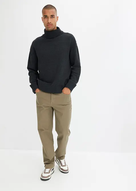 Pantalon droit et extensible, coupe classique, bonprix