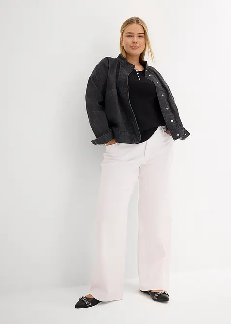 Henleyshirt aus reiner Bio-Baumwolle, bonprix
