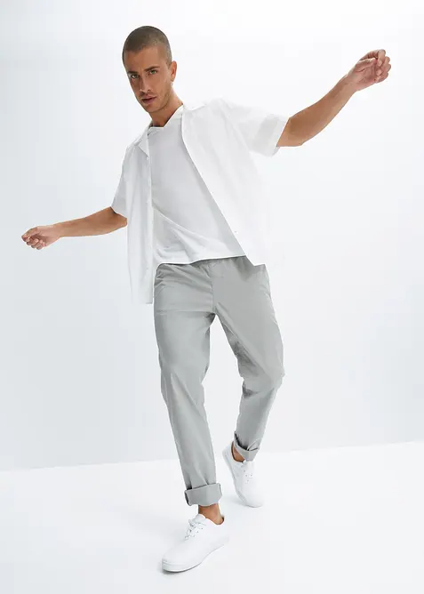 Pantalon jogger droit et extensible, regular, bonprix