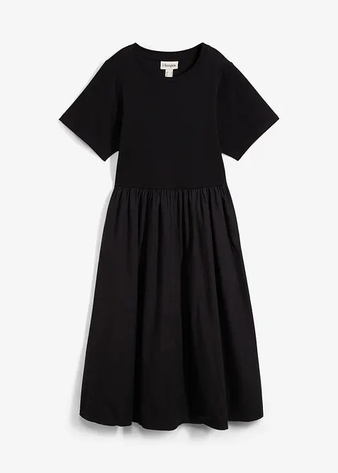 Midikleid aus reiner Baumwolle, bonprix