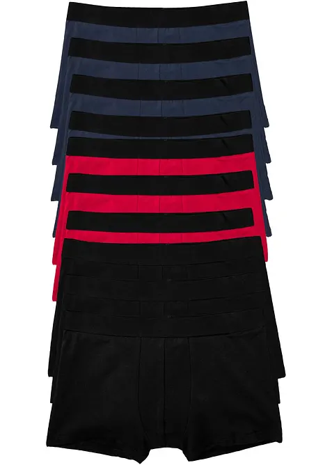 Boxershorts eng mit Baumwolle (10er Pack), bonprix