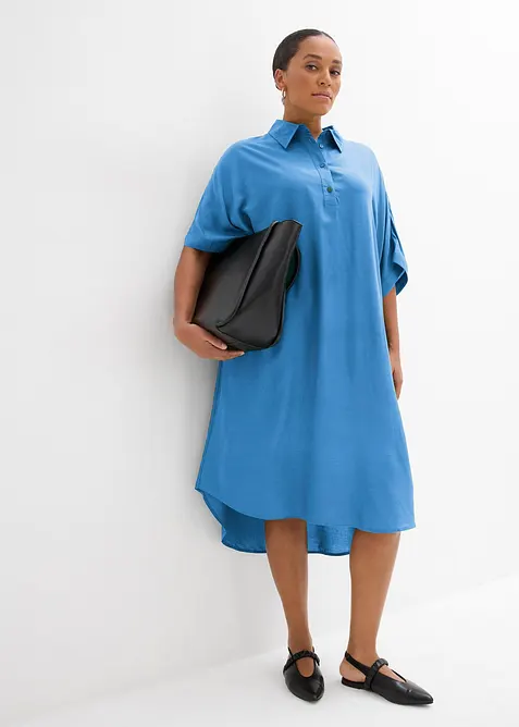 Robe-chemise fluide en viscose fine, bonprix