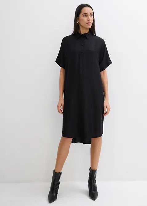 Robe-chemise fluide en viscose fine, bonprix