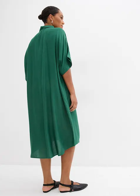 Blusenkleid aus feiner Viskose, bonprix