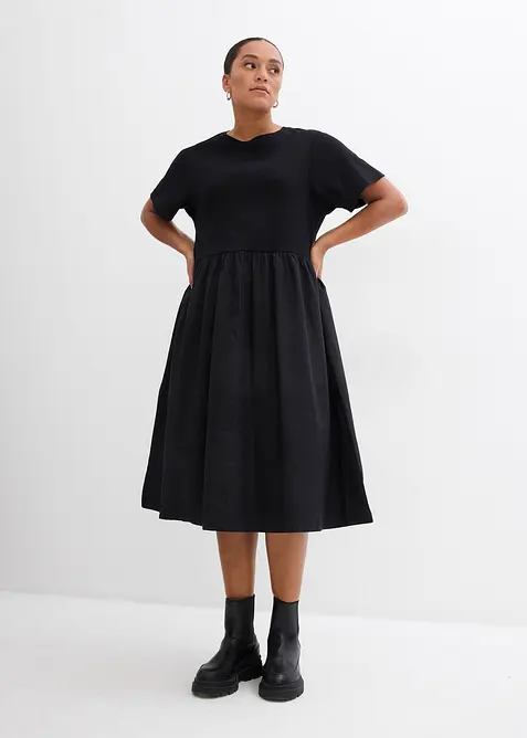 Midikleid aus reiner Baumwolle, bonprix