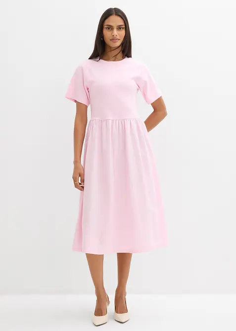 Midikleid aus reiner Baumwolle, bonprix