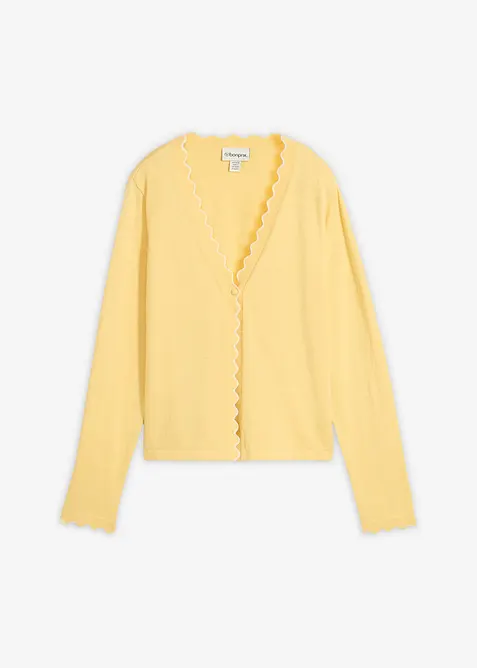 Feinstrickjacke mit Seidenanteil, bonprix