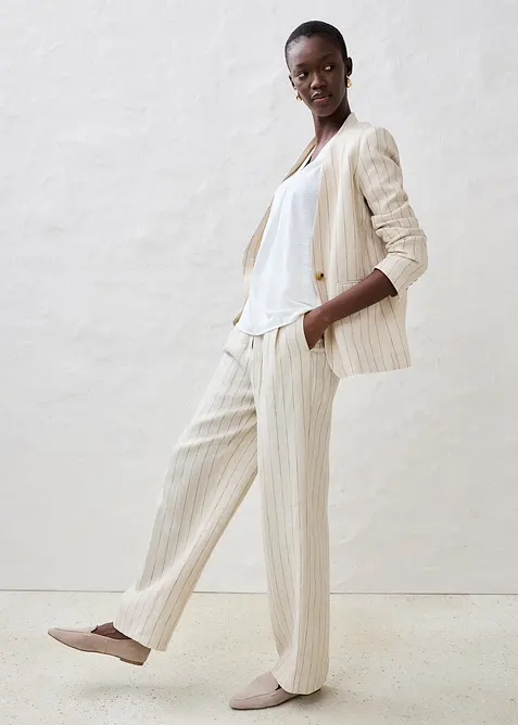 T-Shirt aus reinem Leinen, bonprix