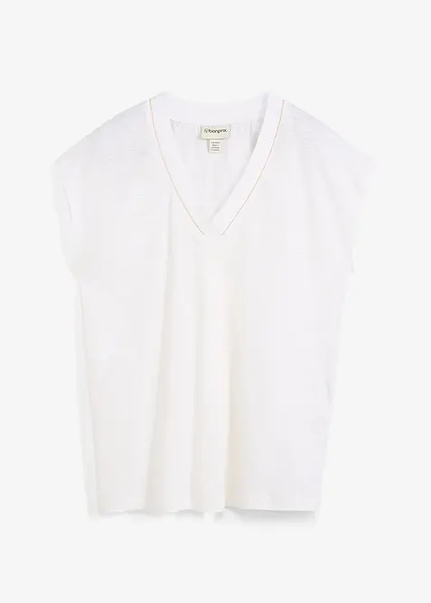 T-Shirt aus reinem Leinen, bonprix