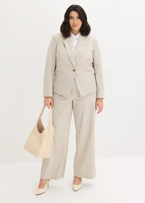 Blazer &agrave; carreaux &eacute;cossais, bonprix