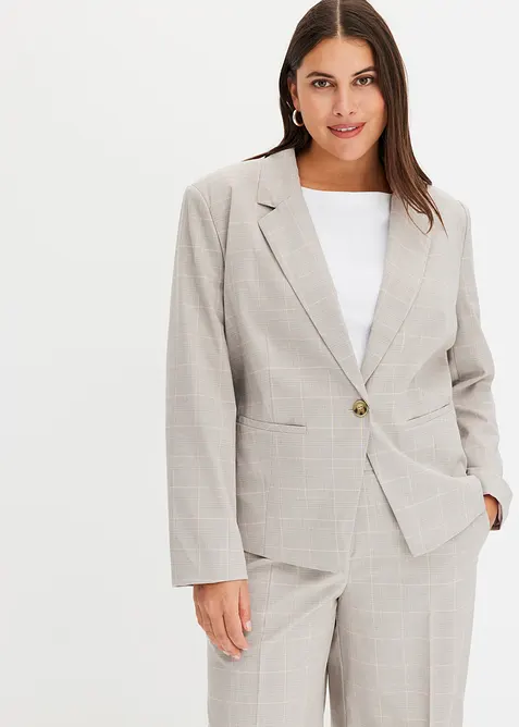 Blazer &agrave; carreaux &eacute;cossais, bonprix