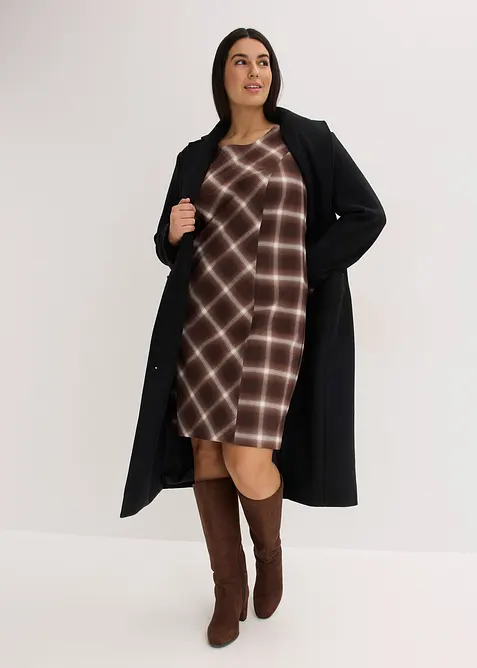 Robe &agrave; carreaux, bonprix