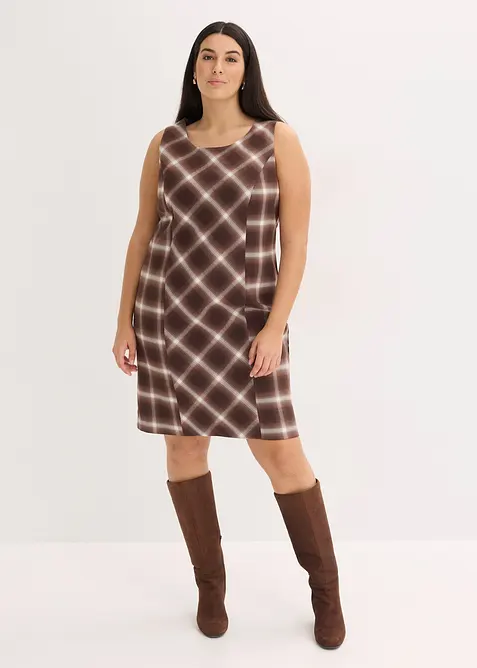 Robe &agrave; carreaux, bonprix