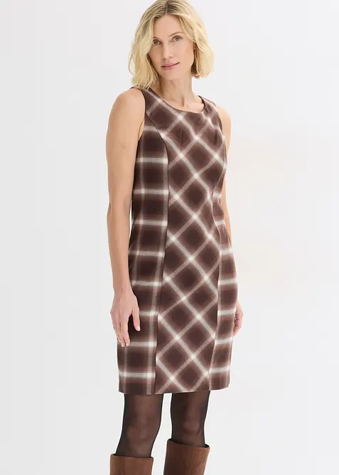 Robe &agrave; carreaux, bonprix