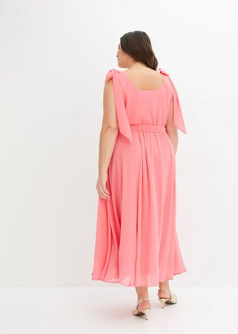 Robe en mousseline nou&eacute;e sur les &eacute;paules, bonprix