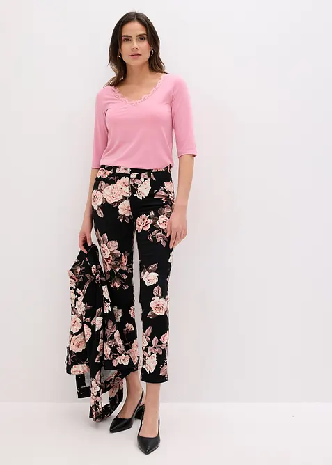 Shirt mit Spitze, bonprix