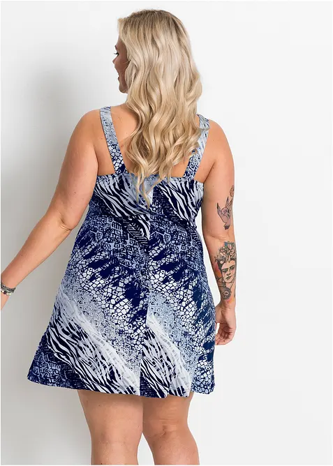 Robe trap&egrave;ze en jersey, bonprix